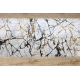 Alfombra de pasillo con refuerzo de goma LOTUS MARBLE 21136 beige lavable 
