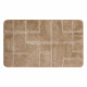 Badeværelsestæppe SUPREME LINES, linjer, skridsikkert, blødt - beige