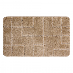 Badteppich SUPREME LINES, Linien, rutschfest, weich – beige