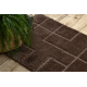 Two-piece bathroom set rug SUPREME LINES, non-slip, soft - brown