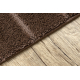 Two-piece bathroom set rug SUPREME LINES, non-slip, soft - brown