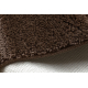 Two-piece bathroom set rug SUPREME LINES, non-slip, soft - brown