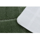 Two-piece bathroom set rug SUPREME LINES, non-slip, soft - green