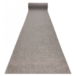 Tapis de couloir CASABLANCA LOOP marron, bouclé, doux - 100 cm
