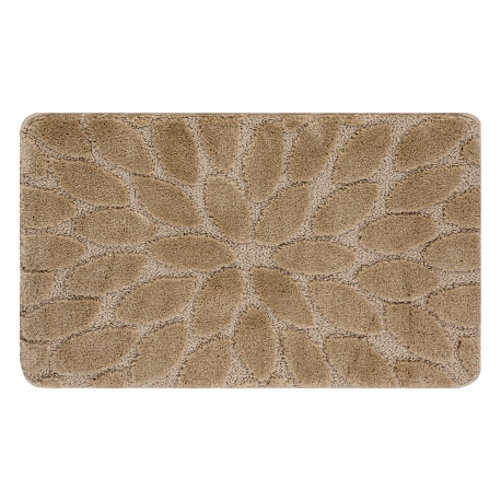 Bathroom rug SUPREME STONES, non-slip, soft - beige
