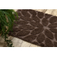 Ensemble de salle de bain deux pièces tapis SUPREME STONES, des pierres, antidérapant, doux - marron