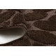 Ensemble de salle de bain deux pièces tapis SUPREME STONES, des pierres, antidérapant, doux - marron