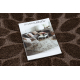 Two-piece bathroom set rug SUPREME STONES, non-slip, soft - brown