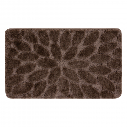 Bathroom rug SUPREME STONES, non-slip, soft - brown