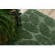Two-piece bathroom set rug SUPREME STONES, non-slip, soft - green