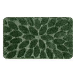 Bathroom rug SUPREME STONES, non-slip, soft - green