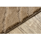 Two-piece bathroom set rug SUPREME WAVES, non-slip, soft - beige
