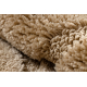 Two-piece bathroom set rug SUPREME WAVES, non-slip, soft - beige
