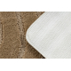 Two-piece bathroom set rug SUPREME WAVES, non-slip, soft - beige