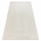 Carpet wall-to-wall  VELVET MICRO cream 031 plain, flat, one colour