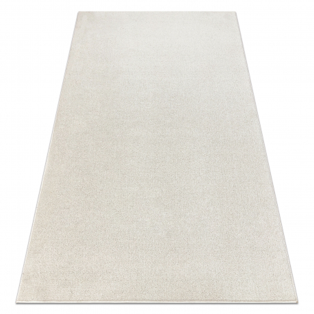 Teppich Teppichboden VELVET MICRO creme 031 eben, glatt, einfarbig