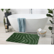 Tappeto da bagno SUPREME WAVES, cerchio, antiscivolo, morbido - verde