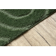 Two-piece bathroom set rug SUPREME WAVES, non-slip, soft - green