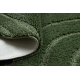 Two-piece bathroom set rug SUPREME WAVES, non-slip, soft - green