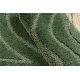 Two-piece bathroom set rug SUPREME WAVES, non-slip, soft - green