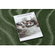 Two-piece bathroom set rug SUPREME WAVES, non-slip, soft - green