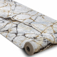 Montert teppe antiskli LOTUS MARBLE 21136 beige vaske 