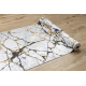 Montert teppe antiskli LOTUS MARBLE 21136 beige vaske 
