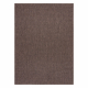 Tapis SIZAL SION A5165A Mélange tissé à plat marron