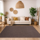 Tapis SIZAL SION A5165A Mélange tissé à plat marron