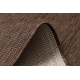 Tapis SIZAL SION A5165A Mélange tissé à plat marron