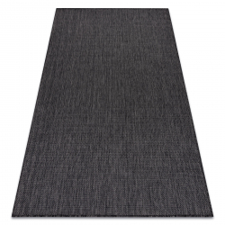 Koberec SISAL SION A5165A Melange ploché tkanie čierna