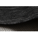 Tapis SIZAL SION A5165A Mélange tissé à plat noir