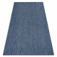 Teppich SISAL SION A5165A Melange flach gewebt dunkelblau