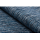 Teppich SISAL SION A5165A Melange flach gewebt dunkelblau