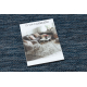Teppich SISAL SION A5165A Melange flach gewebt dunkelblau