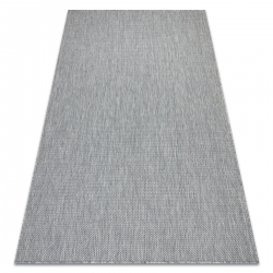 Tapis SIZAL SION A5165A Mélange tissé à plat gris