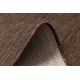 Tapis, tapis de couloir SIZAL SION A5165A Mélange tissé à plat marron