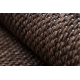 Tapis, tapis de couloir SIZAL SION A5165A Mélange tissé à plat marron
