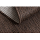 Tapis, tapis de couloir SIZAL SION A5165A Mélange tissé à plat marron