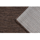 Tapis, tapis de couloir SIZAL SION A5165A Mélange tissé à plat marron