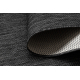 Tapis, tapis de couloir SIZAL SION A5165A Mélange tissé à plat noir