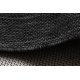 Tapis, tapis de couloir SIZAL SION A5165A Mélange tissé à plat noir