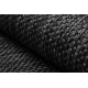 Tapis, tapis de couloir SIZAL SION A5165A Mélange tissé à plat noir