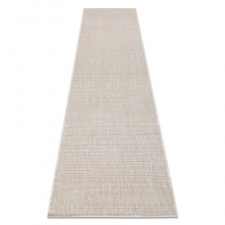 Tappeto, passatoia SIZAL SION A5165A Melange tessuto piatto écru / crema