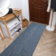Tapis, tapis de couloir SIZAL SION A5165A Mélange tissé à plat bleu foncé