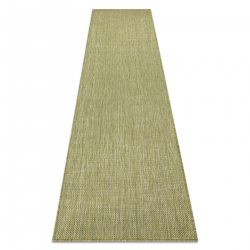 Paklājs, skrejceļš SISAL SION A5165A Melange Flat austs zaļš
