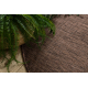 Tapis SIZAL SION cercle A5165A Mélange tissé à plat marron
