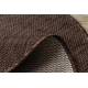 Tapis SIZAL SION cercle A5165A Mélange tissé à plat marron
