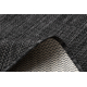 Tapis SIZAL SION cercle A5165A Mélange tissé à plat noir