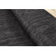 Tapis SIZAL SION cercle A5165A Mélange tissé à plat noir